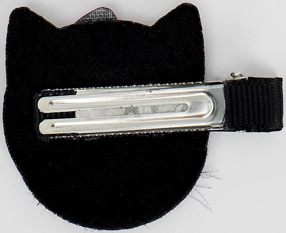 Карнавальный зажим «Чёрная кошка» набор 2 штуки