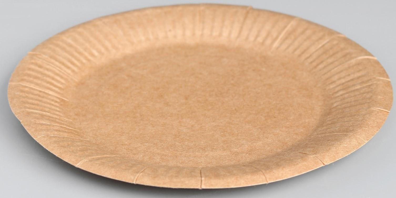 Тарелка одноразовая 