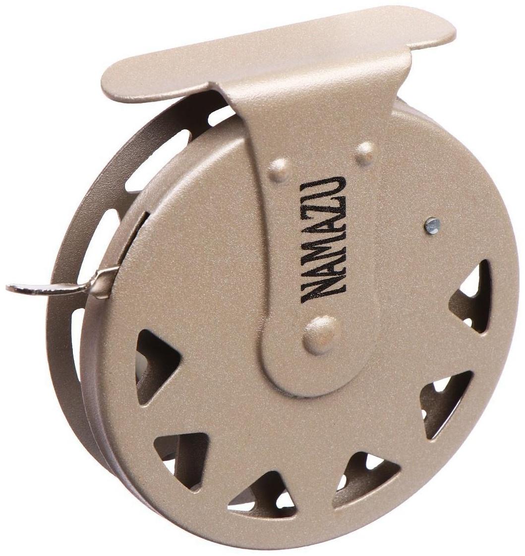 Катушка проводочная Namazu, Eagle, алюминиевая, 2 подшипника, 7.5 см