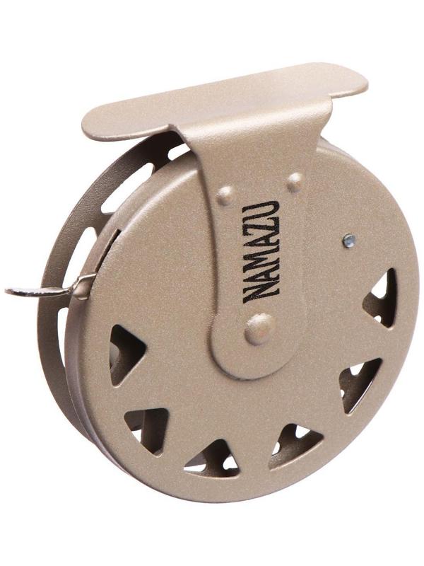 Катушка проводочная Namazu, Eagle, алюминиевая, 2 подшипника, 7.5 см