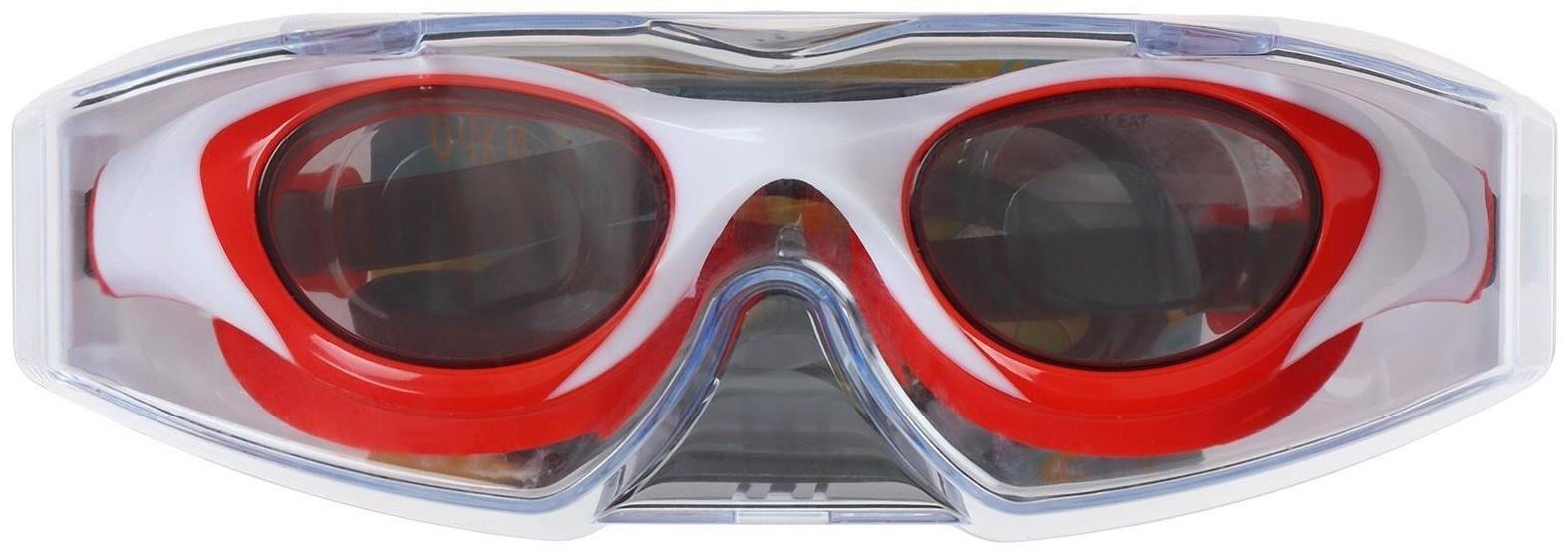 Очки для плавания, для взрослых + беруши, UV защита