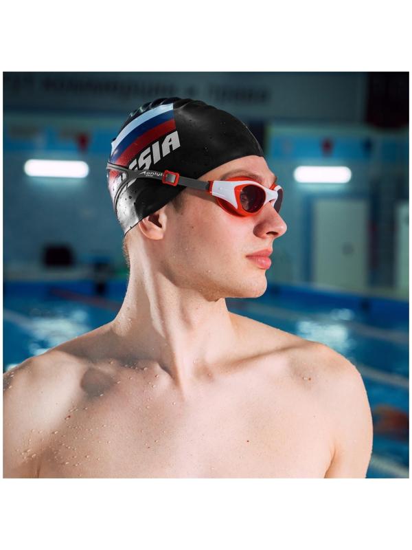Очки для плавания, для взрослых + беруши, UV защита