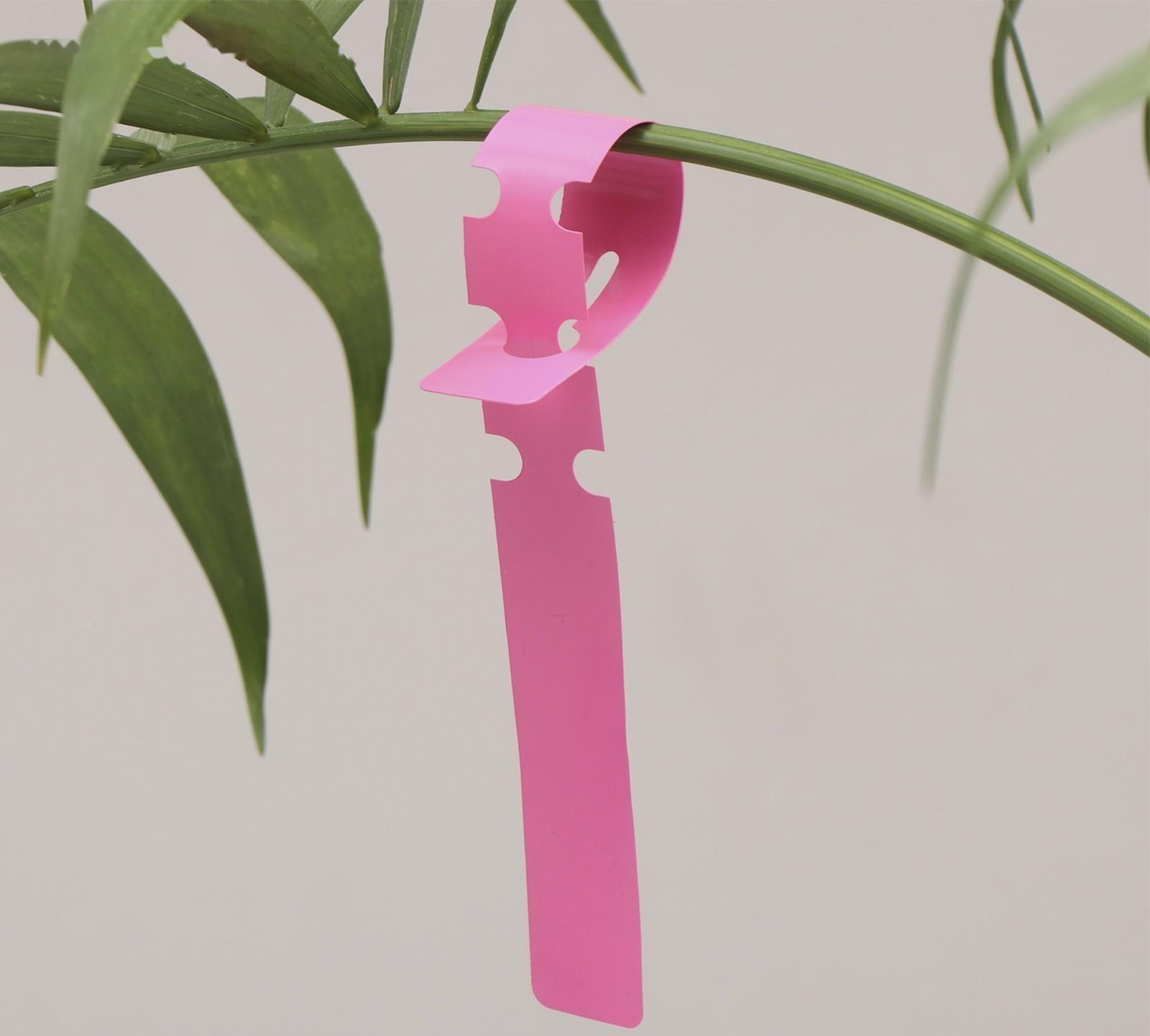 Бирки садовые для маркировки, 27 × 2 см, набор 20 шт., пластик, розовые, Greengo