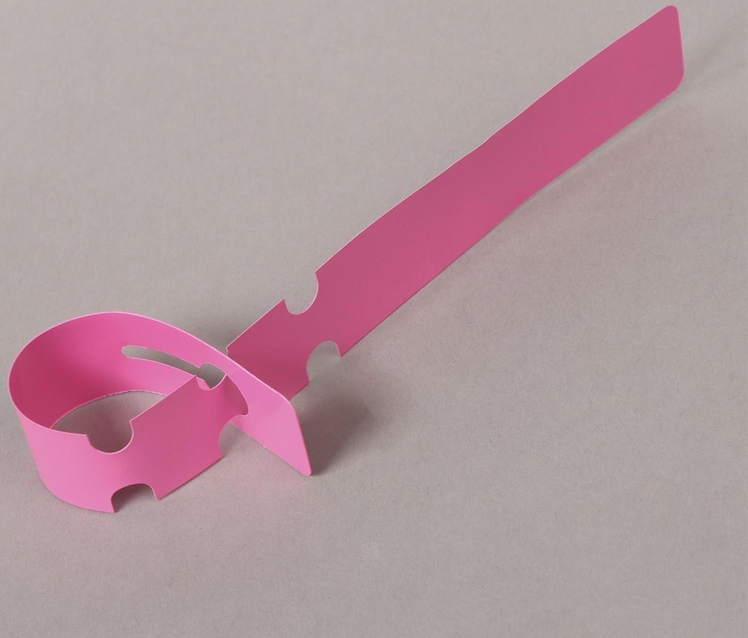 Бирки садовые для маркировки, 27 × 2 см, набор 20 шт., пластик, розовые, Greengo