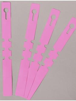 Бирки садовые для маркировки, 27 × 2 см, набор 20 шт., пластик, розовые, Greengo