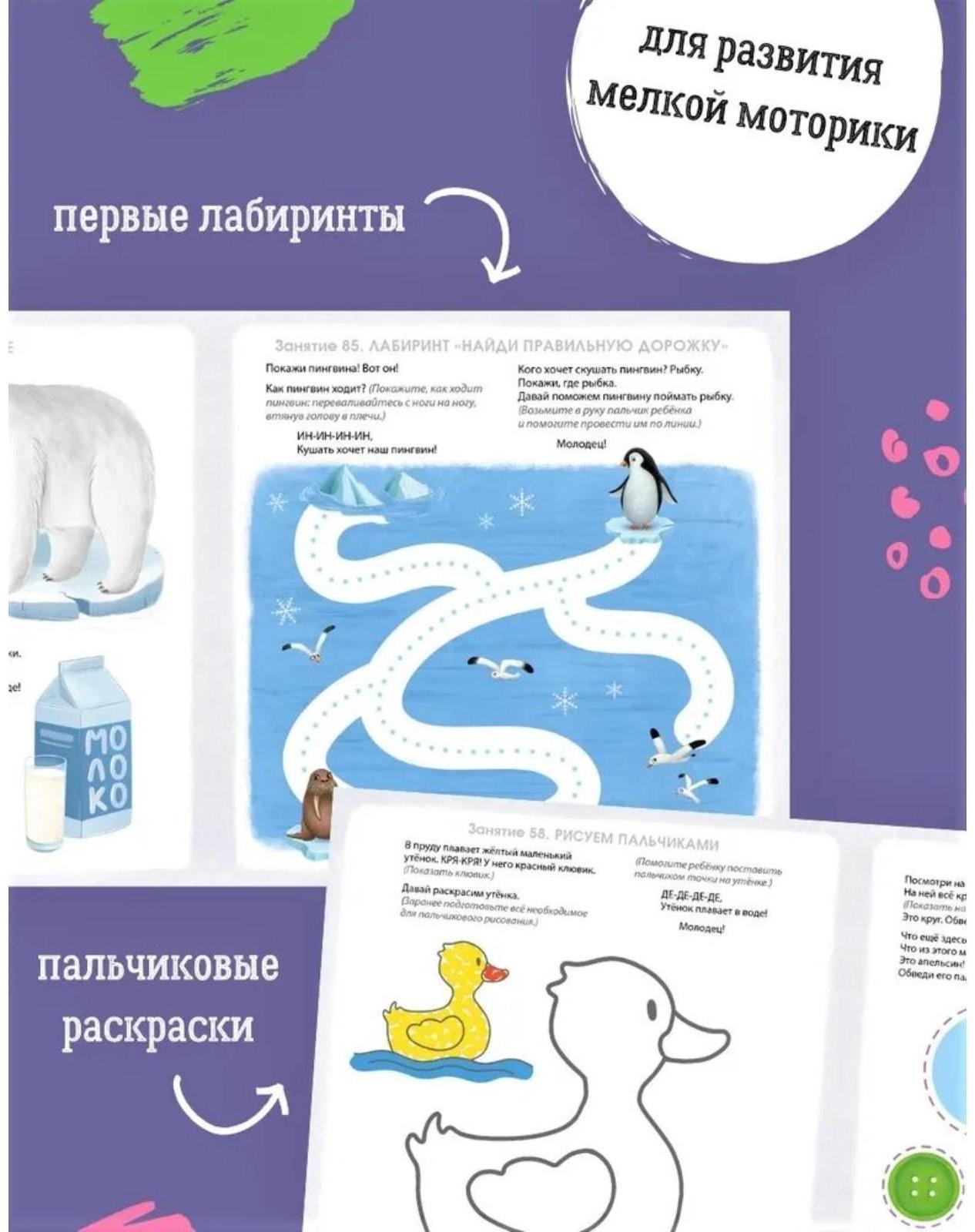 Альбом для развития мозга малыша. Писарева Е.