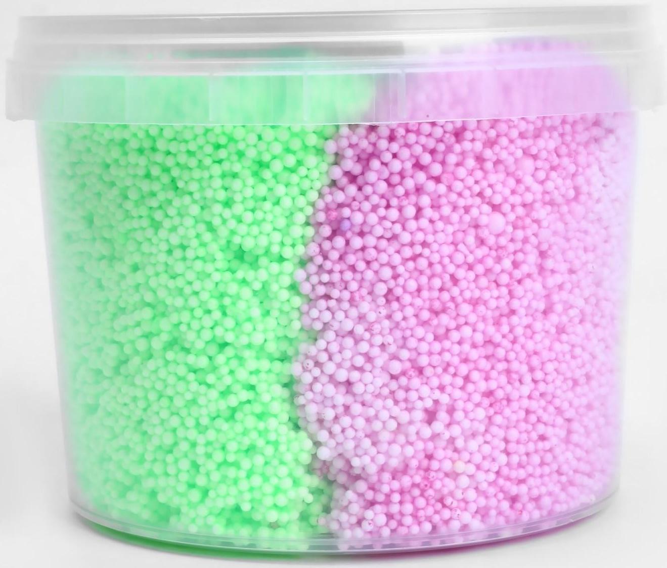 Шариковый пластилин, Фуксия-Зелёный, 50 мл