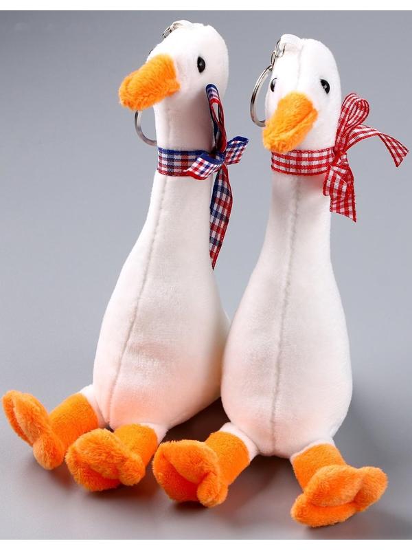 Мягкая игрушка «Гусёнок», на брелоке, цвета МИКС