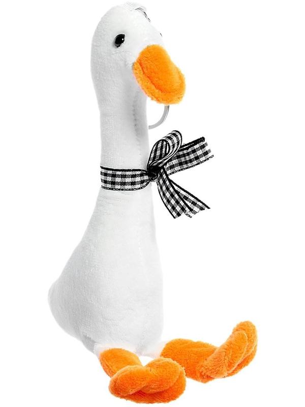 Мягкая игрушка «Гусёнок», на брелоке, цвета МИКС