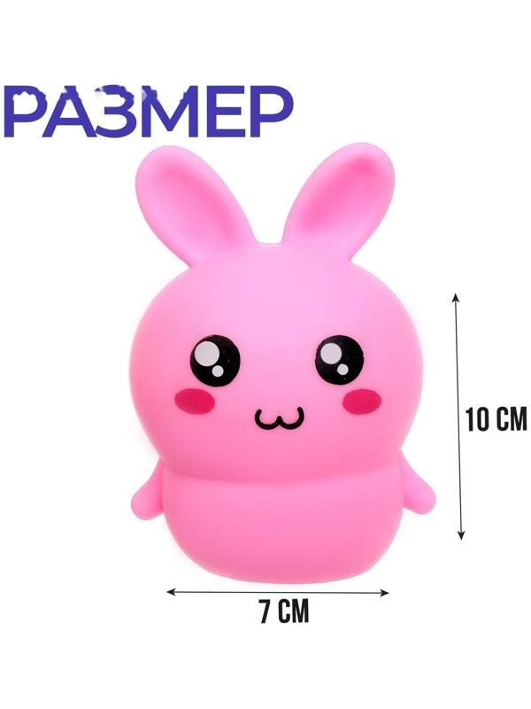 Мялка антистресс «Возьми зайку в свои руки», цвета МИКС
