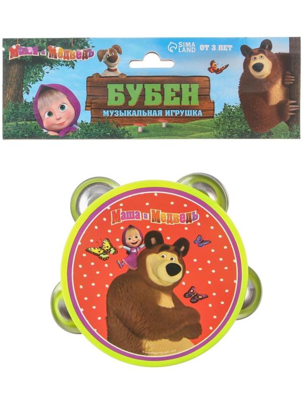 Музыкальная игрушка «Бубен: Маша и Медведь»