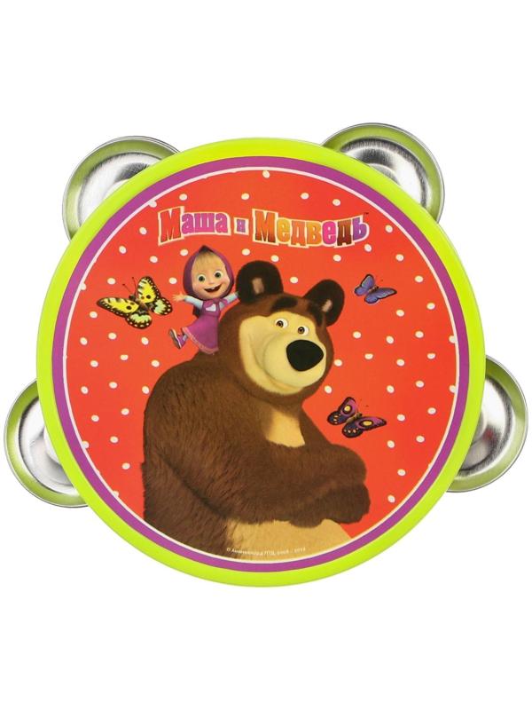 Музыкальная игрушка «Бубен: Маша и Медведь»