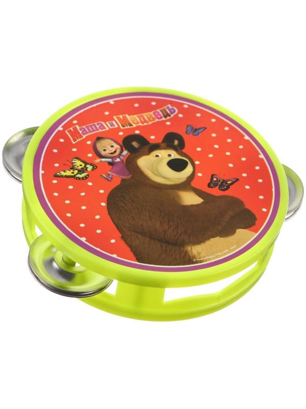 Музыкальная игрушка «Бубен: Маша и Медведь»