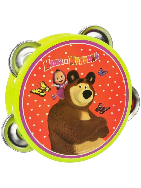 Музыкальная игрушка «Бубен: Маша и Медведь»