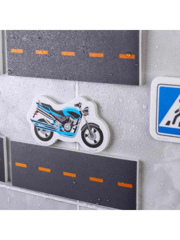 Пазл - игрушка для игры в ванной «Транспорт малыша», 22 детали, EVA