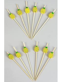 Шпажки «Ананас», в наборе 12 штук