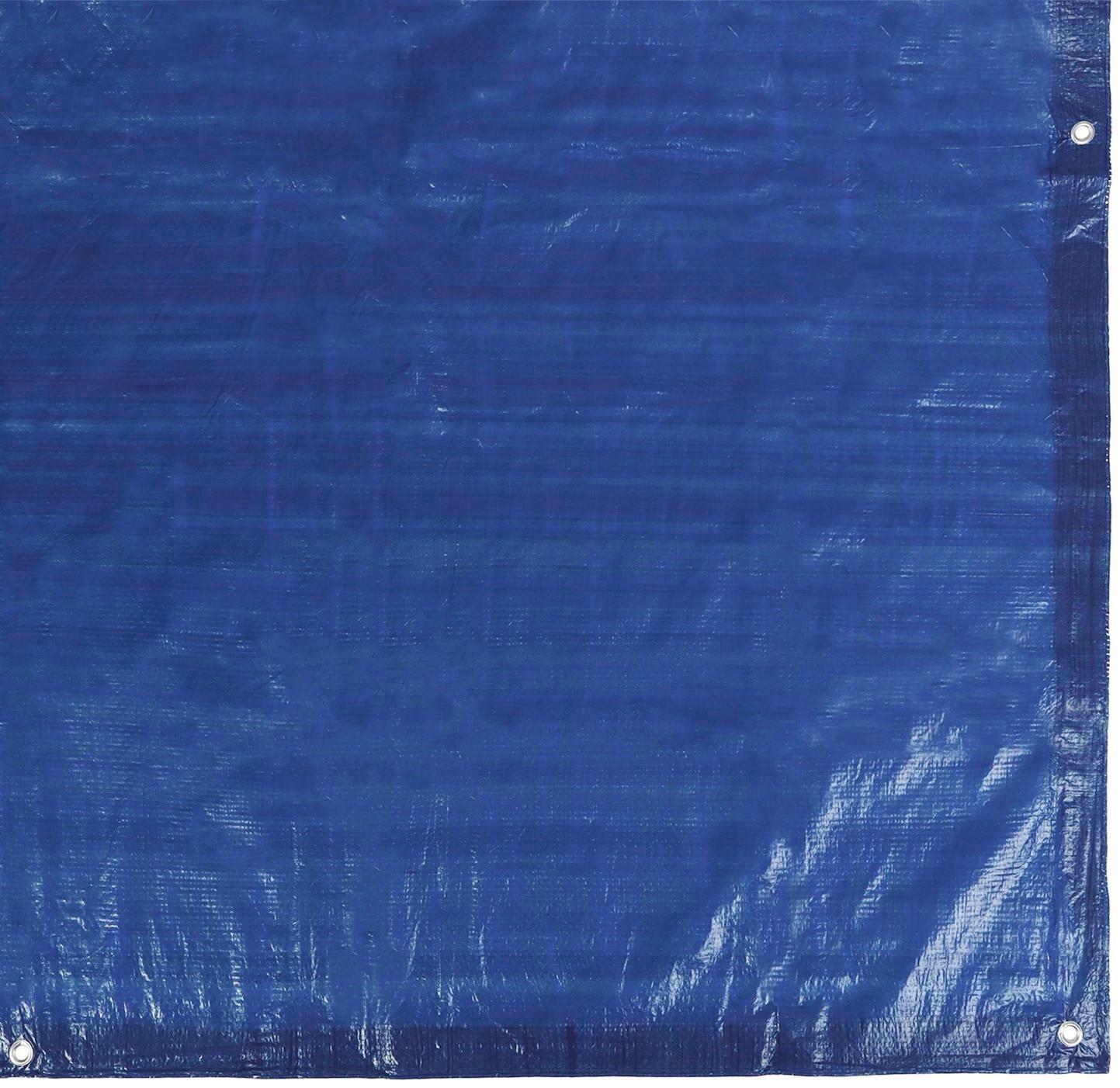 Тент защитный, 8 × 4 м, плотность 60 г/м², люверсы шаг 1 м, тарпаулин, УФ, синий