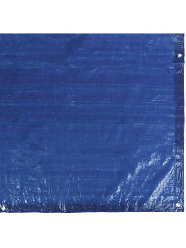 Тент защитный, 8 × 4 м, плотность 60 г/м², люверсы шаг 1 м, тарпаулин, УФ, синий