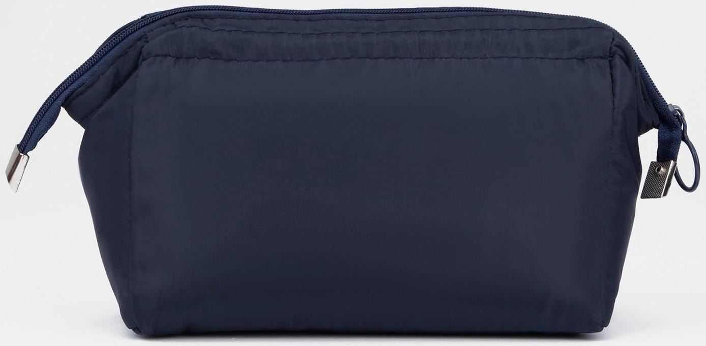 Косметичка на молнии, цвет синий