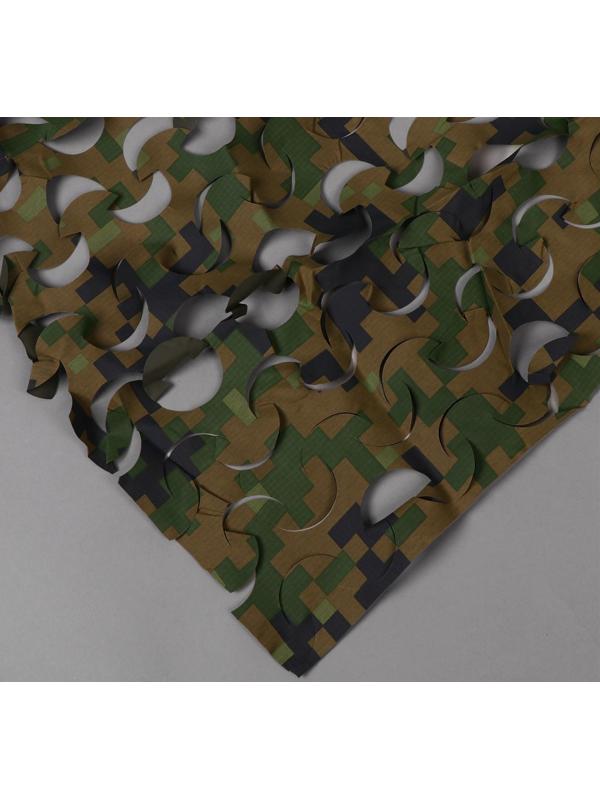 Сетка маскировочная, 2,2 × 1,5 м, зелёно-коричневая, «Лайт»