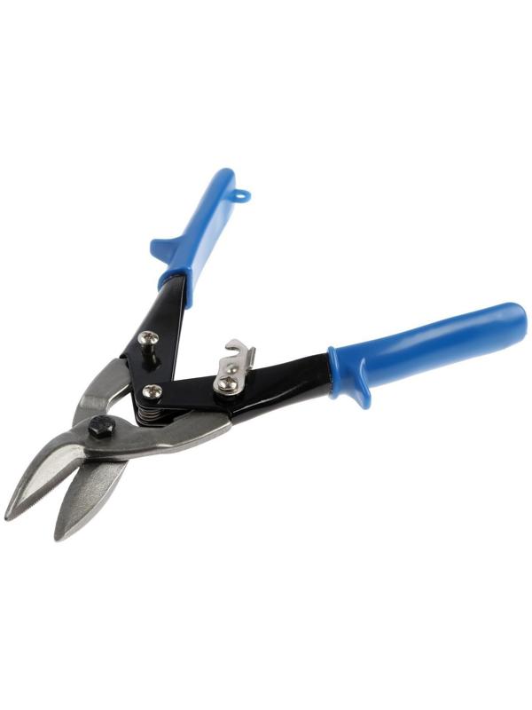 Ножницы по металлу ЛОМ promo, пластиковые рукоятки, левый рез, 250 мм