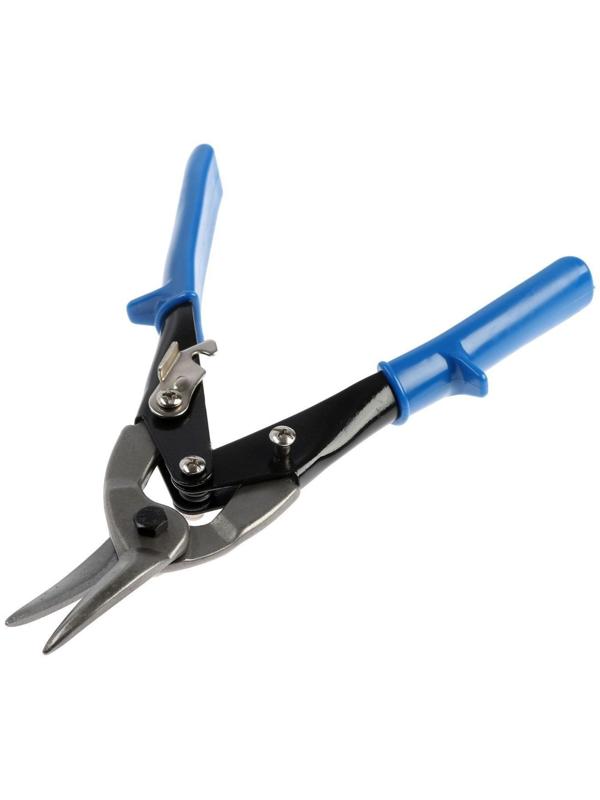 Ножницы по металлу ЛОМ promo, пластиковые рукоятки, правый рез, 250 мм