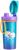 Бутылочка детская с декором и петлей, 400мл, цвет голубой