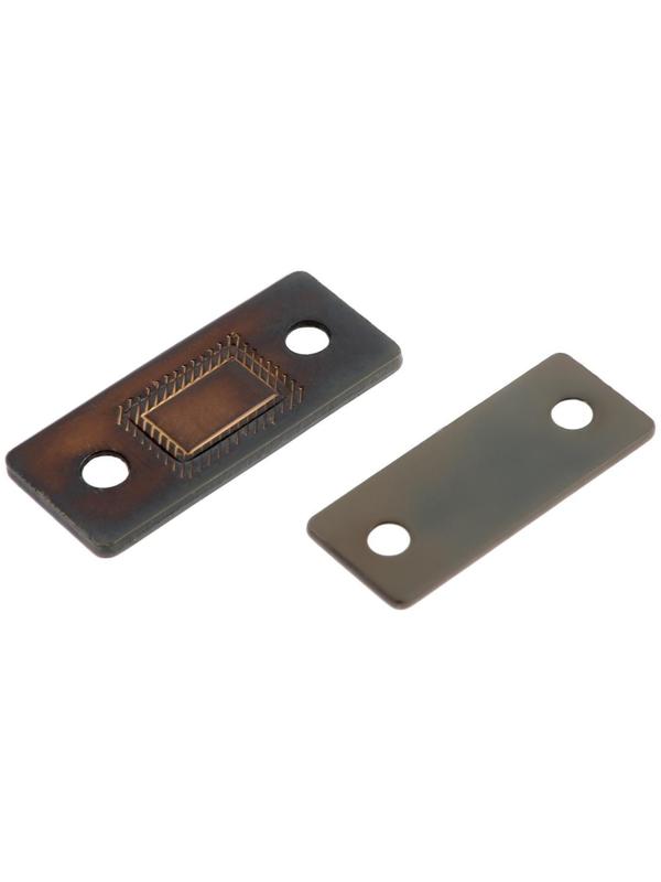 Магнитная защелка ТУНДРА, цвет бронза