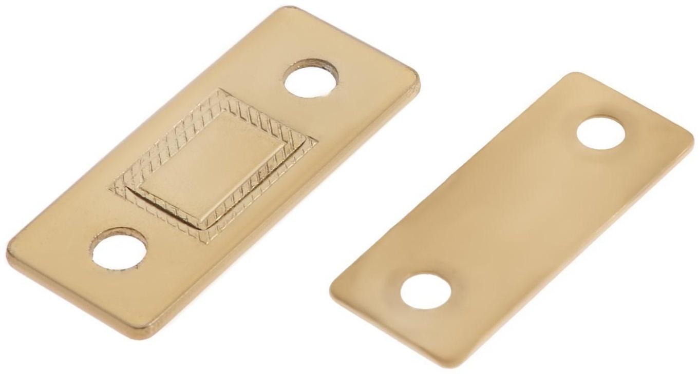 Магнитная защелка ТУНДРА, цвет золото