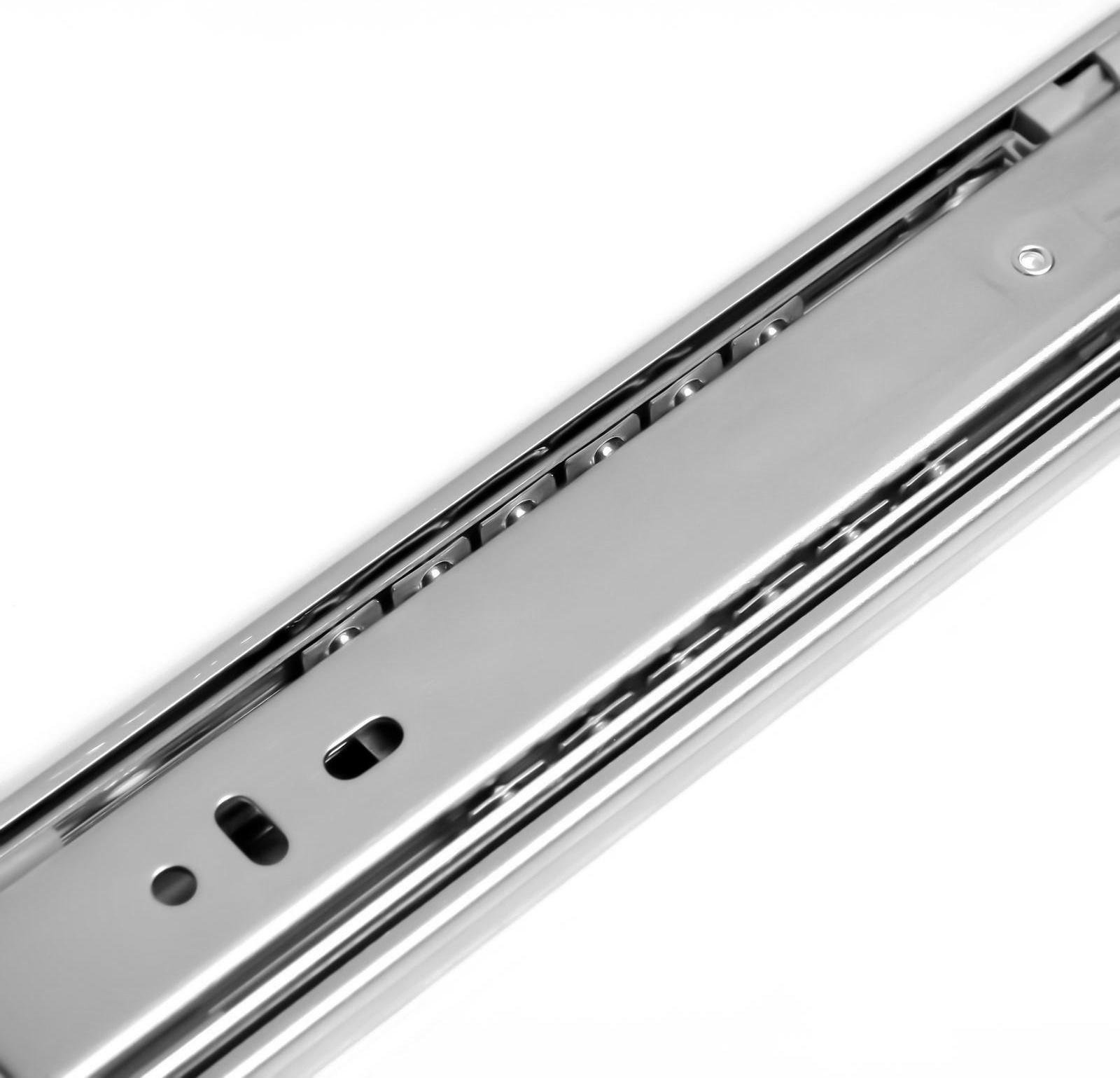 Шариковые направляющие ТУНДРА , система Push to Open 4512, L=250 мм, H=45 мм, 2 шт