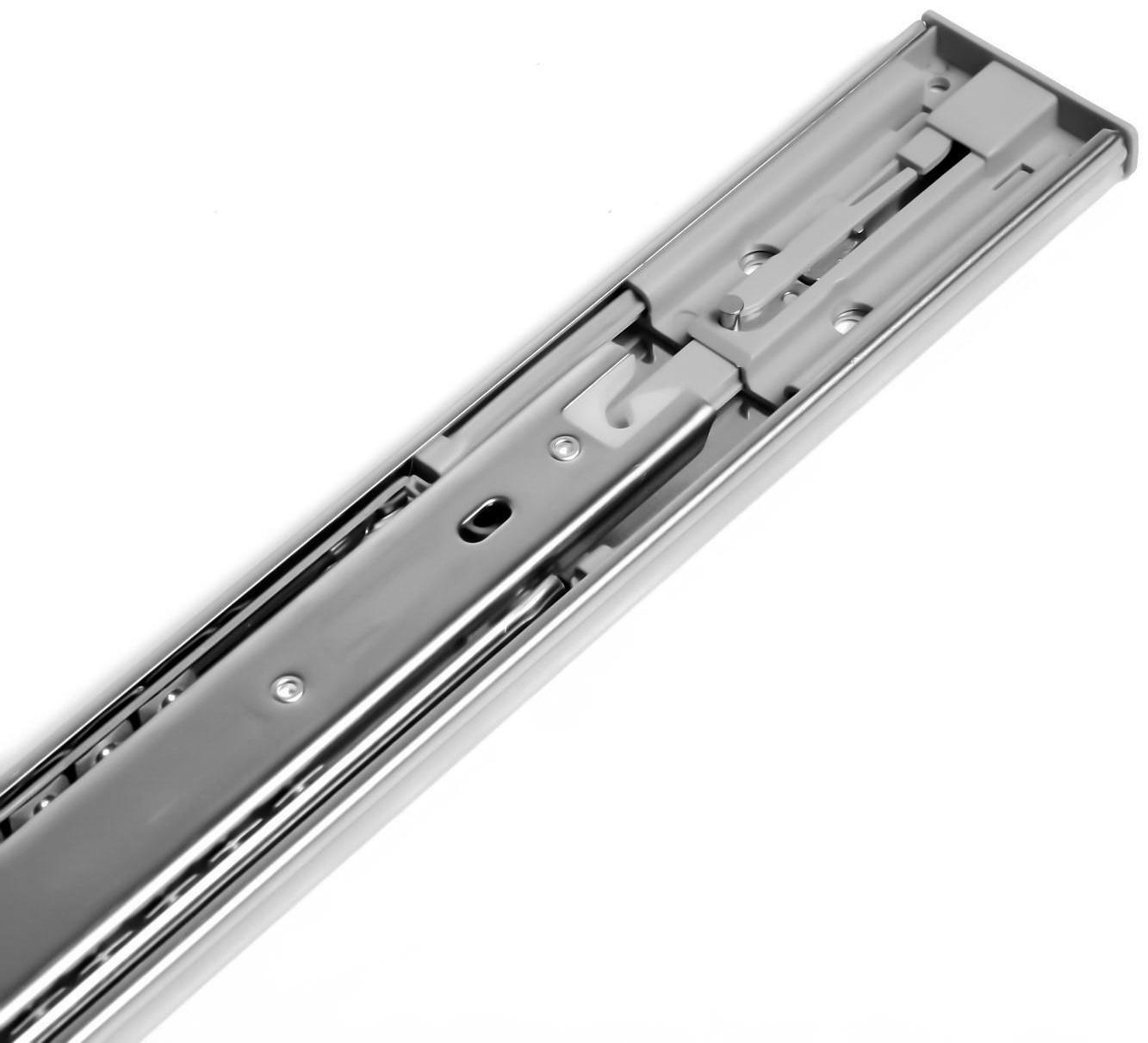 Шариковые направляющие ТУНДРА , система Push to Open 4512, L=250 мм, H=45 мм, 2 шт