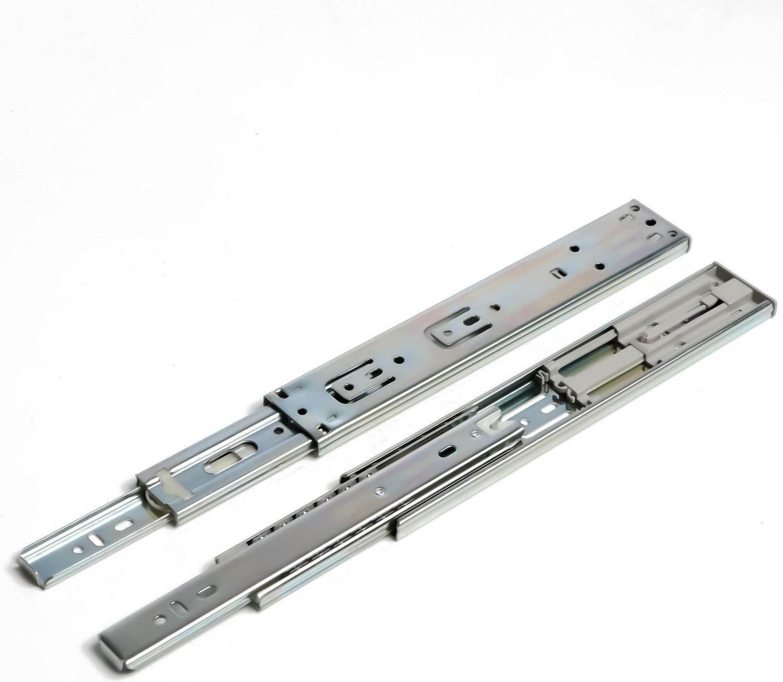 Шариковые направляющие ТУНДРА , система Push to Open 4512, L=250 мм, H=45 мм, 2 шт