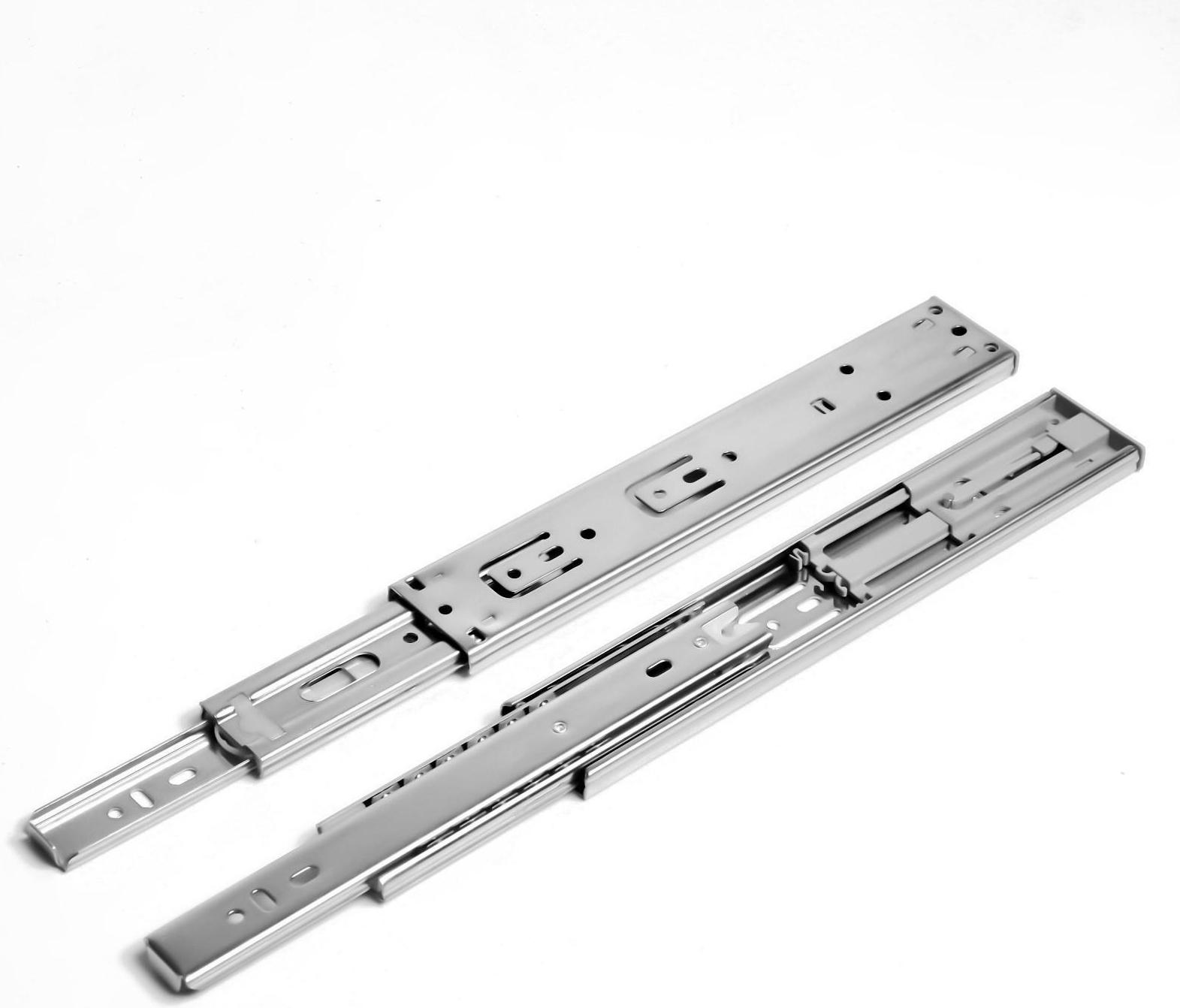 Шариковые направляющие ТУНДРА , система Push to Open 4512, L=250 мм, H=45 мм, 2 шт