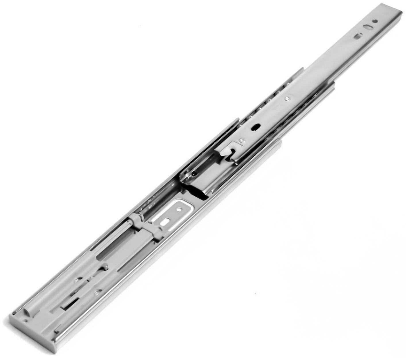 Шариковые направляющие ТУНДРА , система Push to Open 4512, L=250 мм, H=45 мм, 2 шт