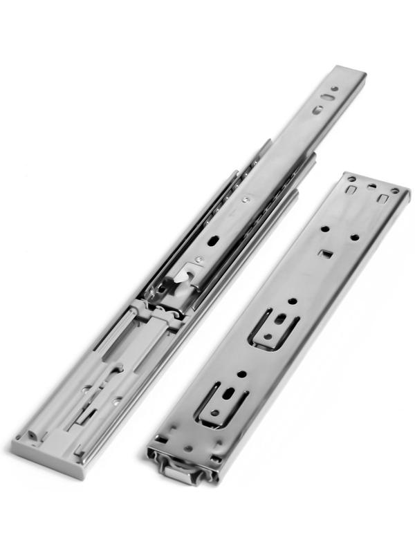 Шариковые направляющие ТУНДРА , система Push to Open 4512, L=250 мм, H=45 мм, 2 шт