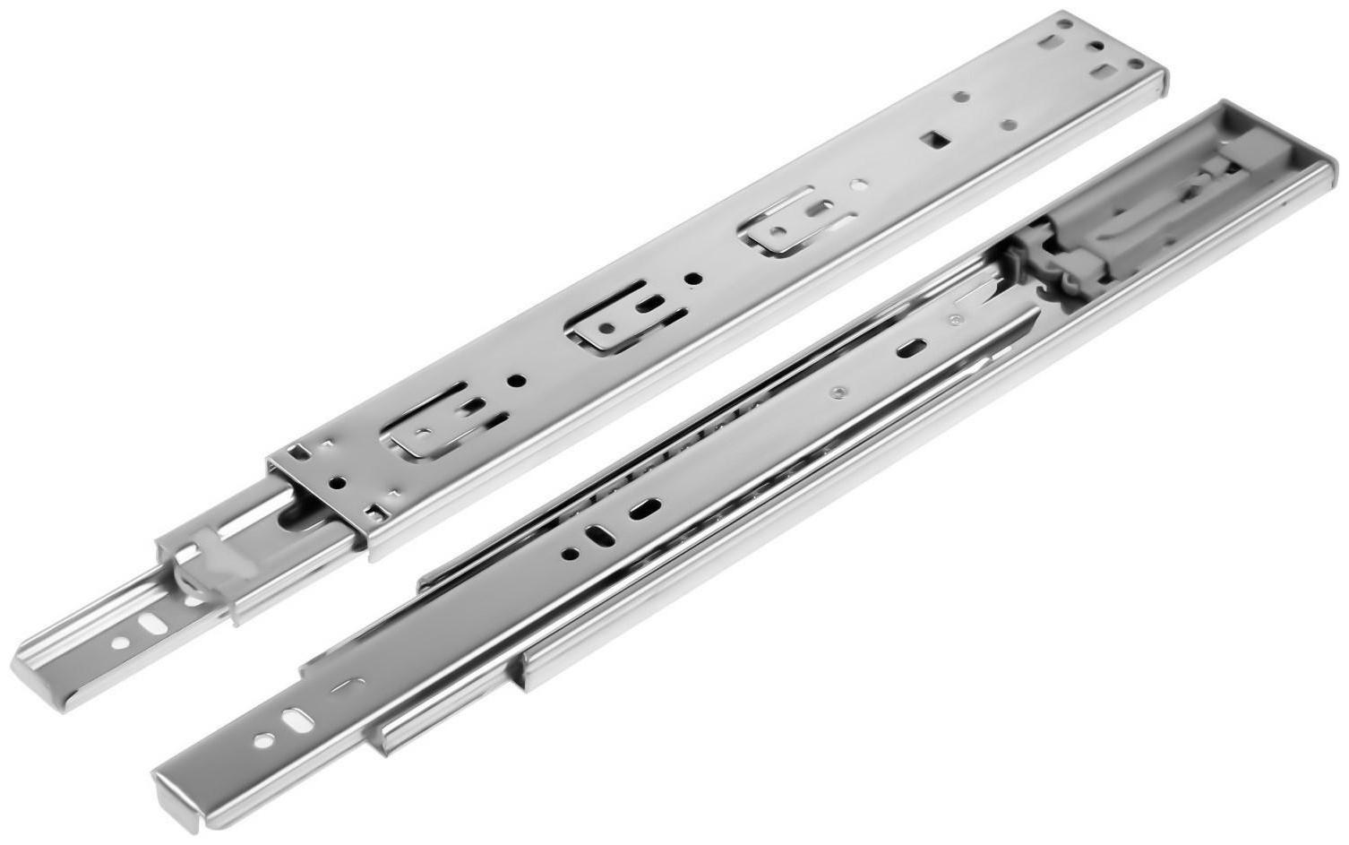 Шариковые направляющие ТУНДРА, система Push to Open 4512, L=300 мм, H=45 мм, 2 шт