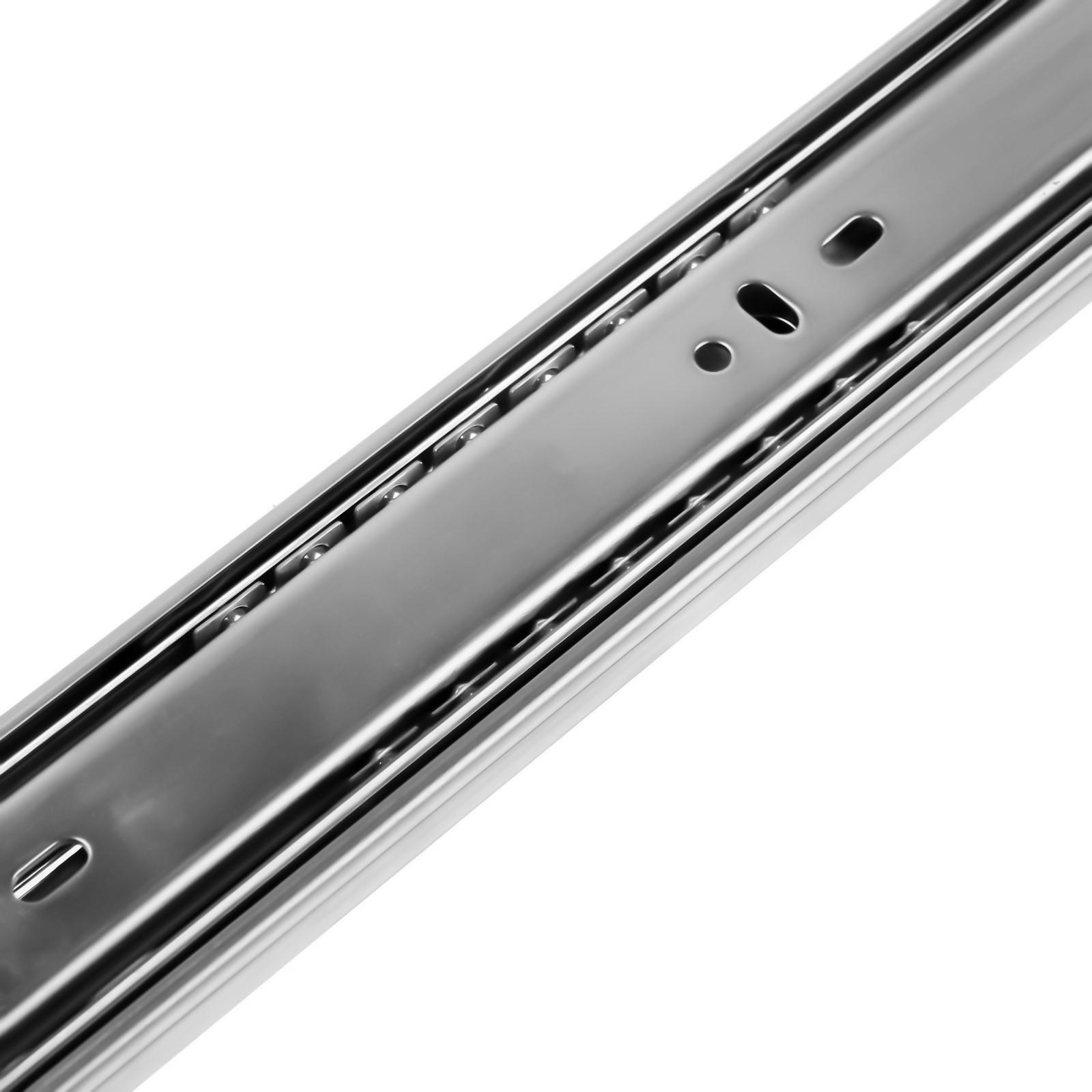 Шариковые направляющие ТУНДРА, система Push to Open 4512, L=350 мм, H=45 мм, 2 шт