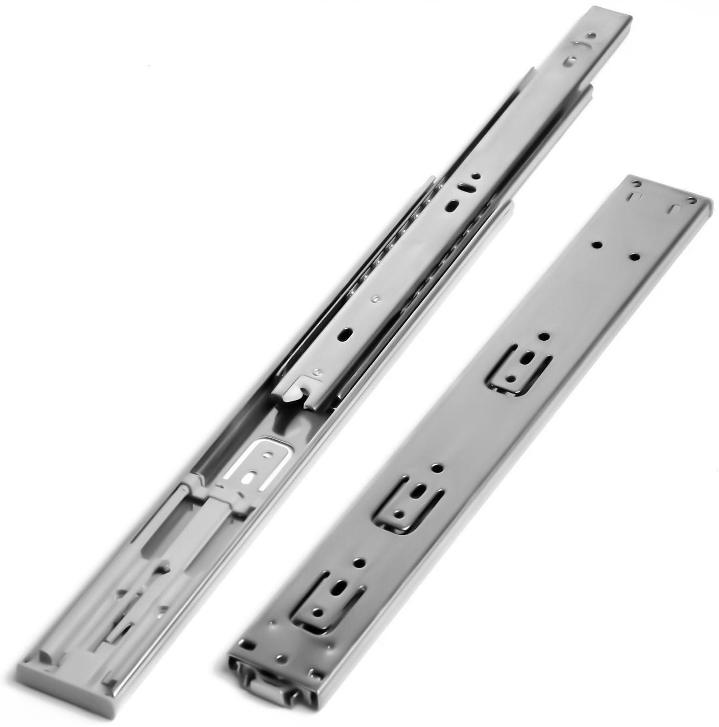 Шариковые направляющие ТУНДРА, система Push to Open 4512, L=350 мм, H=45 мм, 2 шт