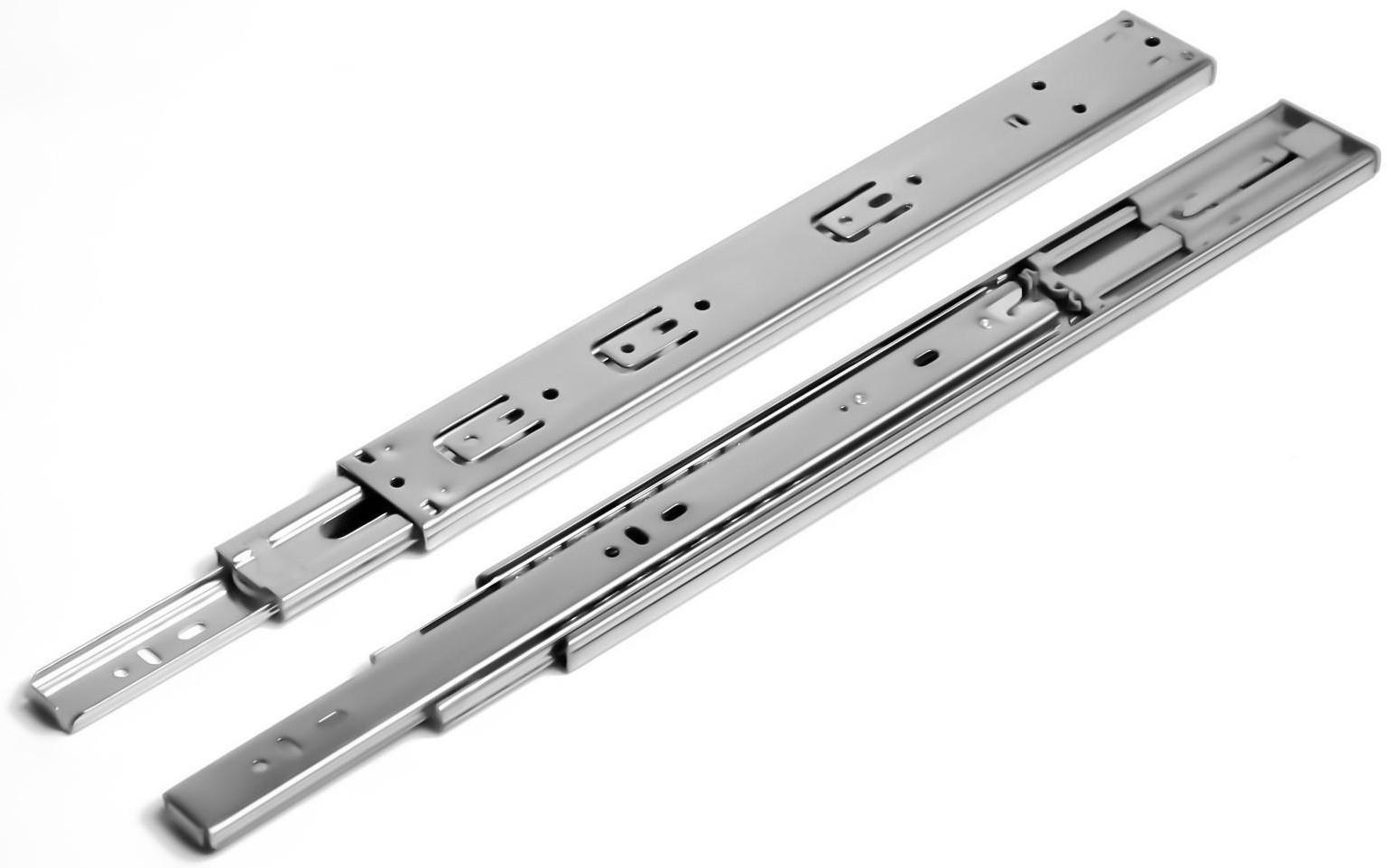 Шариковые направляющие ТУНДРА, система Push to Open 4512, L=350 мм, H=45 мм, 2 шт