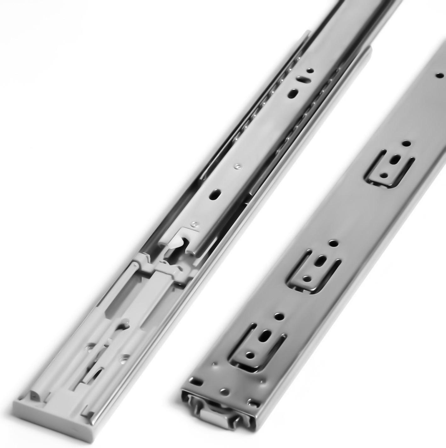 Шариковые направляющие ТУНДРА, система Push to Open 4512, L=350 мм, H=45 мм, 2 шт