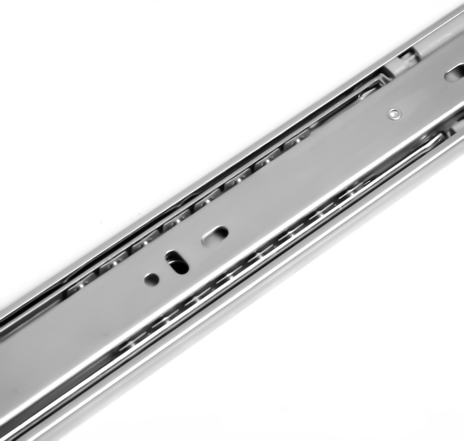 Шариковые направляющие ТУНДРА, система Push to Open 4512, L=350 мм, H=45 мм, 2 шт