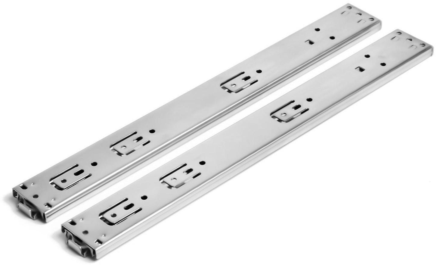 Шариковые направляющие ТУНДРА, система Push to Open 4512, L=400 мм, H=45 мм, 2 шт