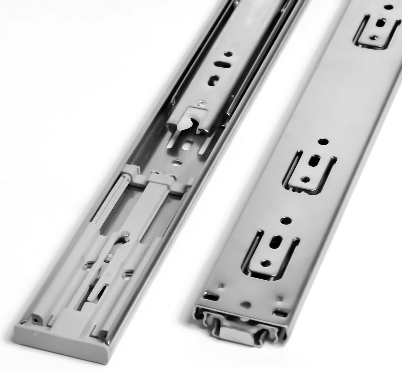 Шариковые направляющие ТУНДРА, система Push to Open 4512, L=400 мм, H=45 мм, 2 шт