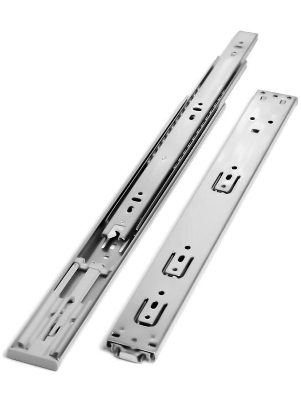 Шариковые направляющие ТУНДРА, система Push to Open 4512, L=400 мм, H=45 мм, 2 шт