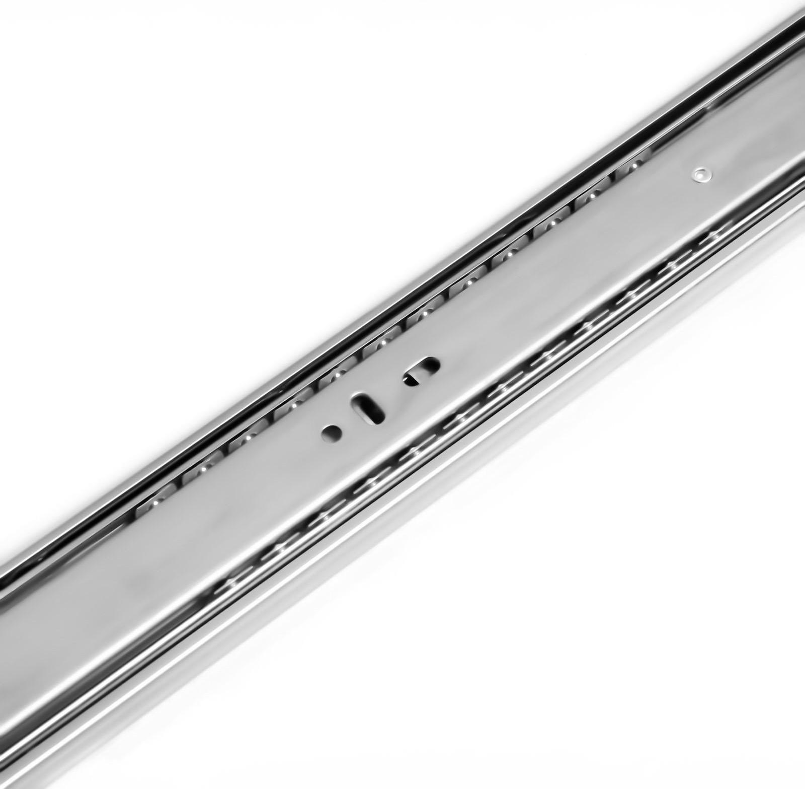 Шариковые направляющие ТУНДРА, система Push to Open 4512, L=450 мм, H=45 мм, 2 шт