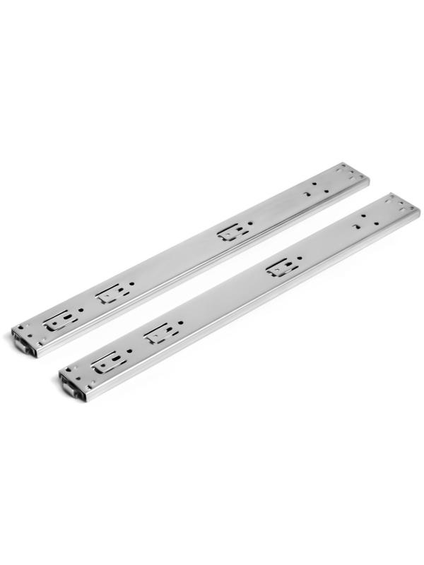 Шариковые направляющие ТУНДРА, система Push to Open 4512, L=450 мм, H=45 мм, 2 шт