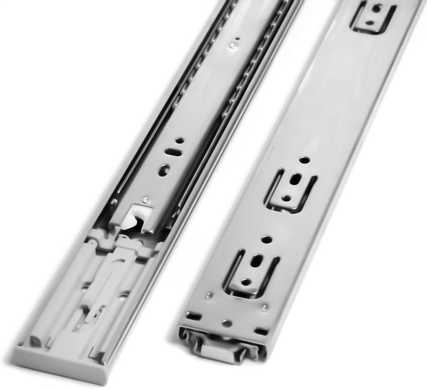 Шариковые направляющие ТУНДРА, система Push to Open 4512, L=500 мм, H=45 мм, 2 шт