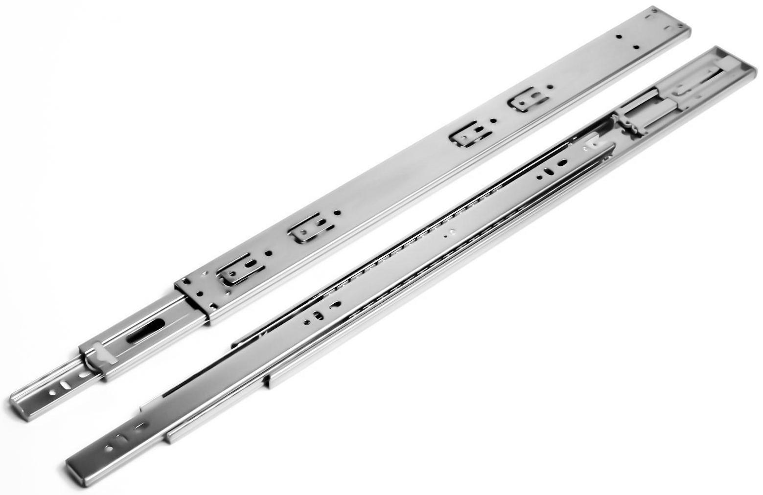 Шариковые направляющие ТУНДРА, система Push to Open 4512, L=500 мм, H=45 мм, 2 шт