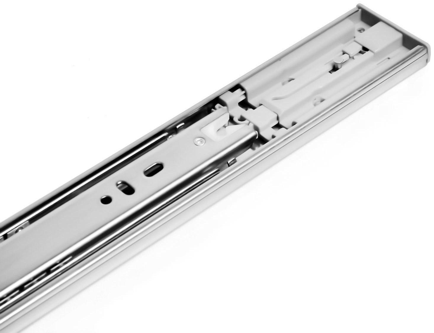 Шариковые направляющие ТУНДРА, система Push to Open 4512, L=500 мм, H=45 мм, 2 шт