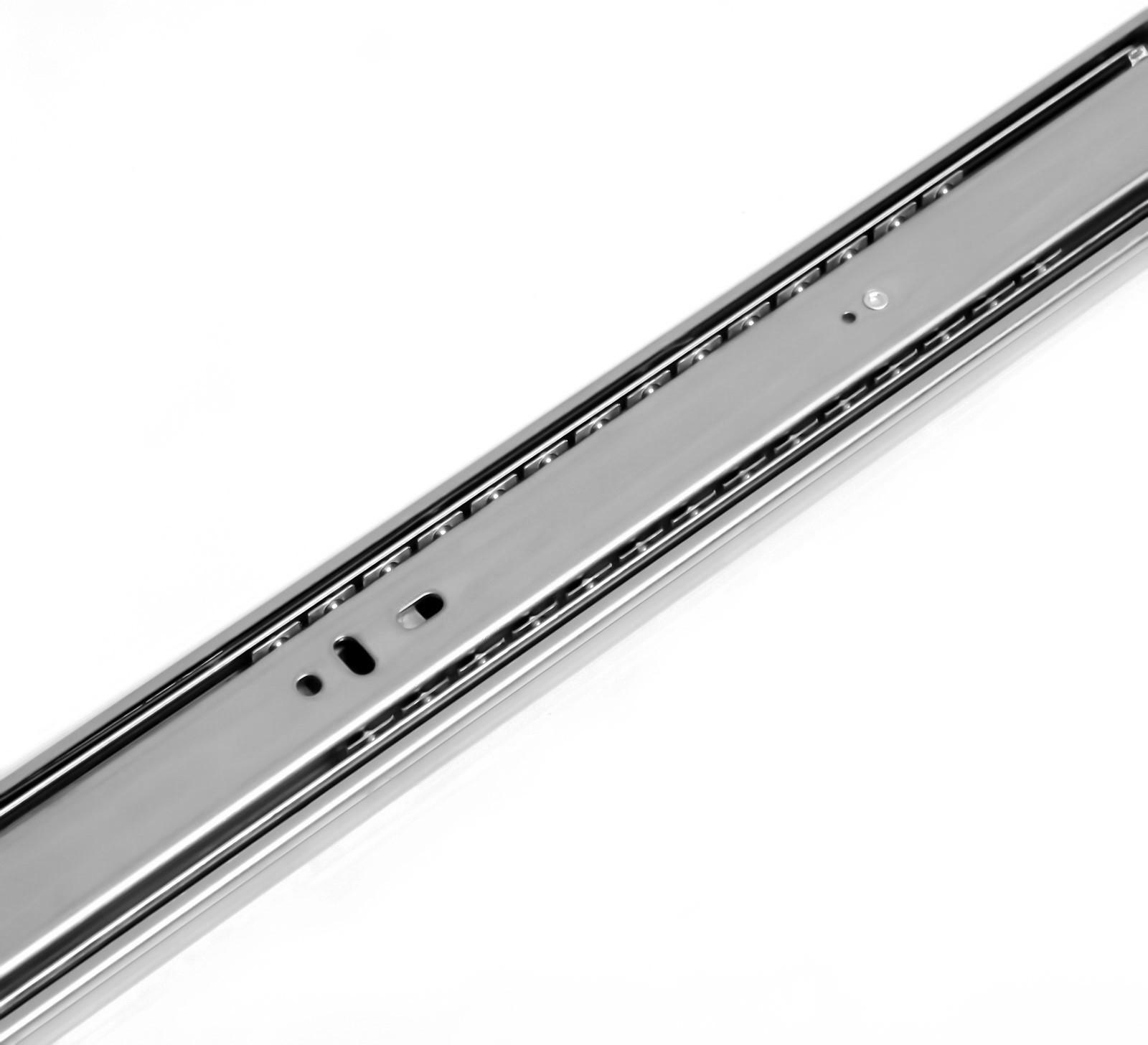 Шариковые направляющие ТУНДРА, система Push to Open 4512, L=500 мм, H=45 мм, 2 шт